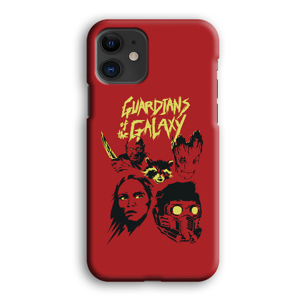 Guardians of The Galaxy Five Silhouette iPhone 12 Case
