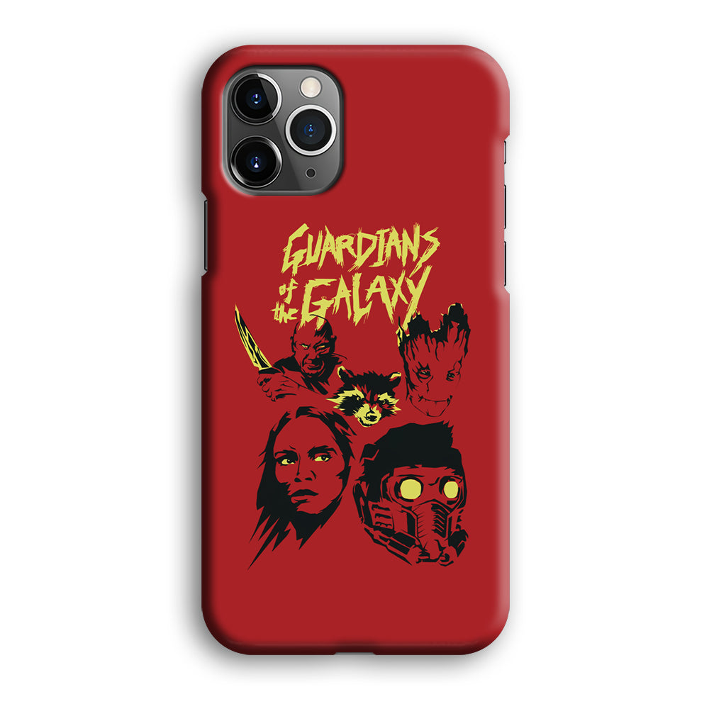 Guardians of The Galaxy Five Silhouette iPhone 12 Pro Case