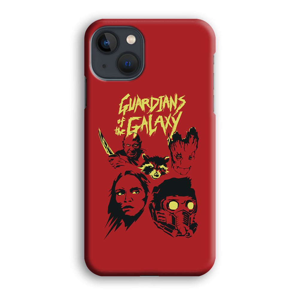 Guardians of The Galaxy Five Silhouette iPhone 13 Case