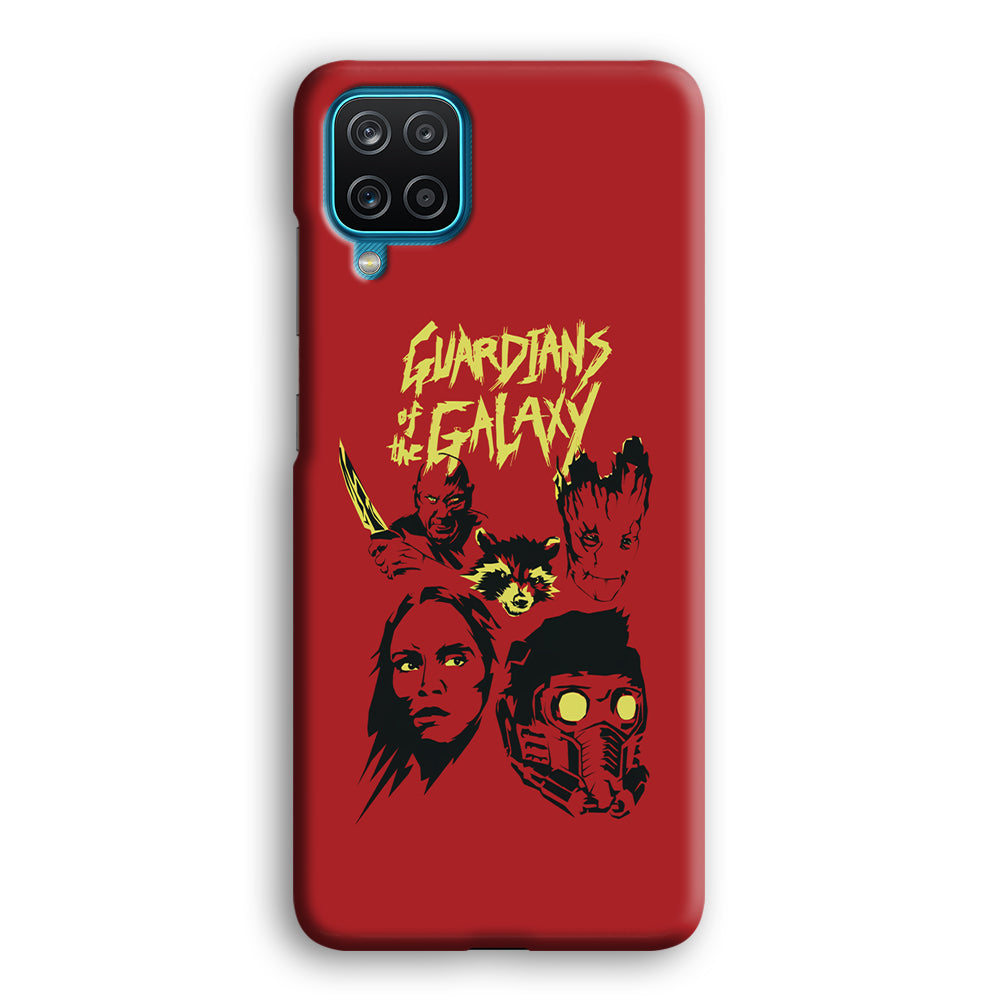 Guardians of The Galaxy Five Silhouette Samsung Galaxy A12 Case