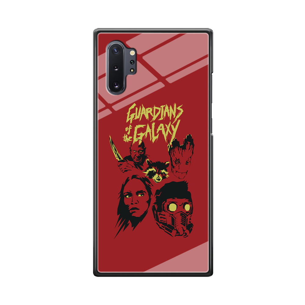 Guardians of The Galaxy Five Silhouette Samsung Galaxy Note 10 Plus Case