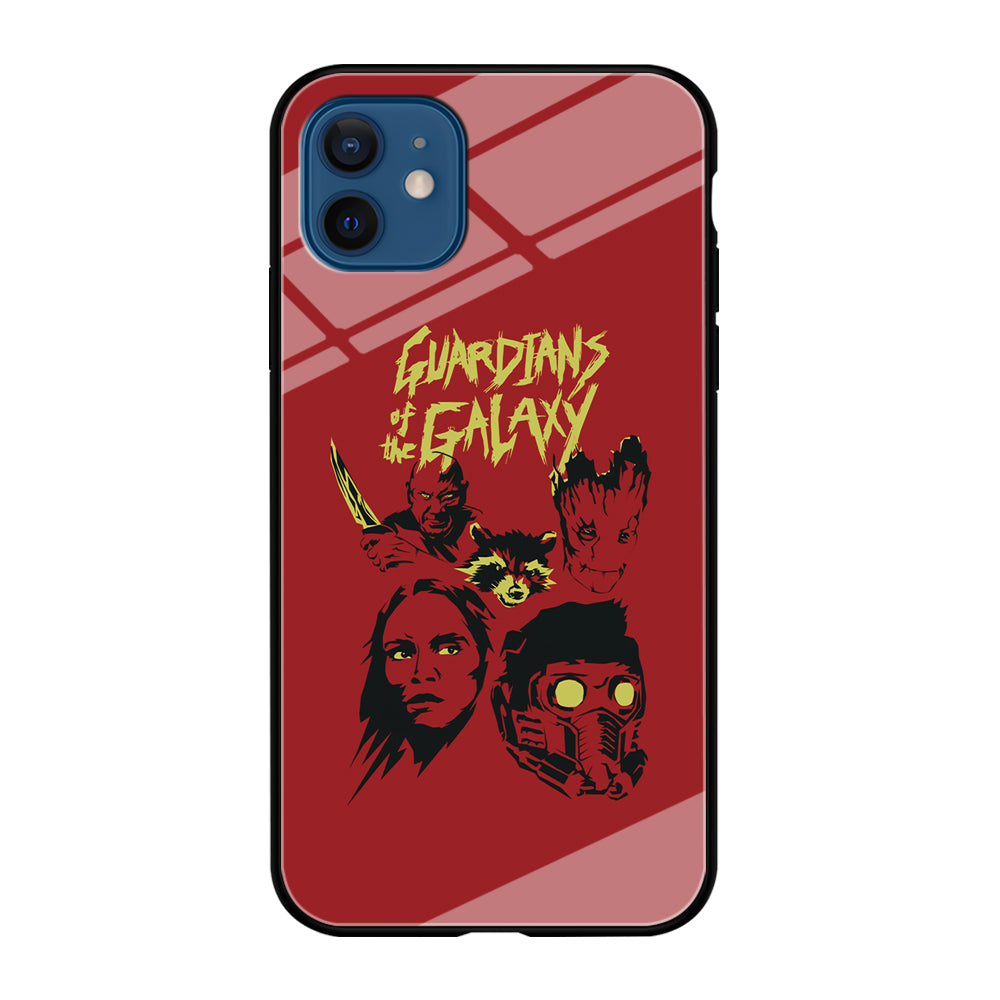 Guardians of The Galaxy Five Silhouette iPhone 12 Case