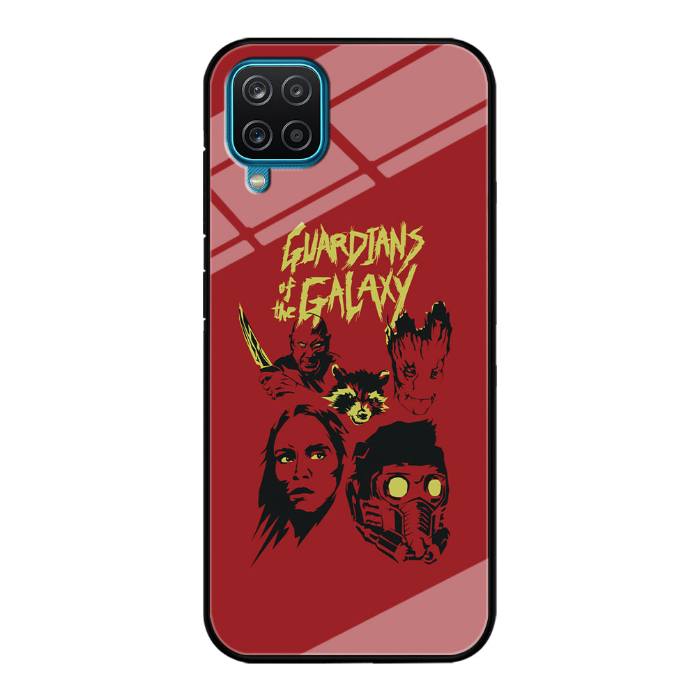 Guardians of The Galaxy Five Silhouette Samsung Galaxy A12 Case