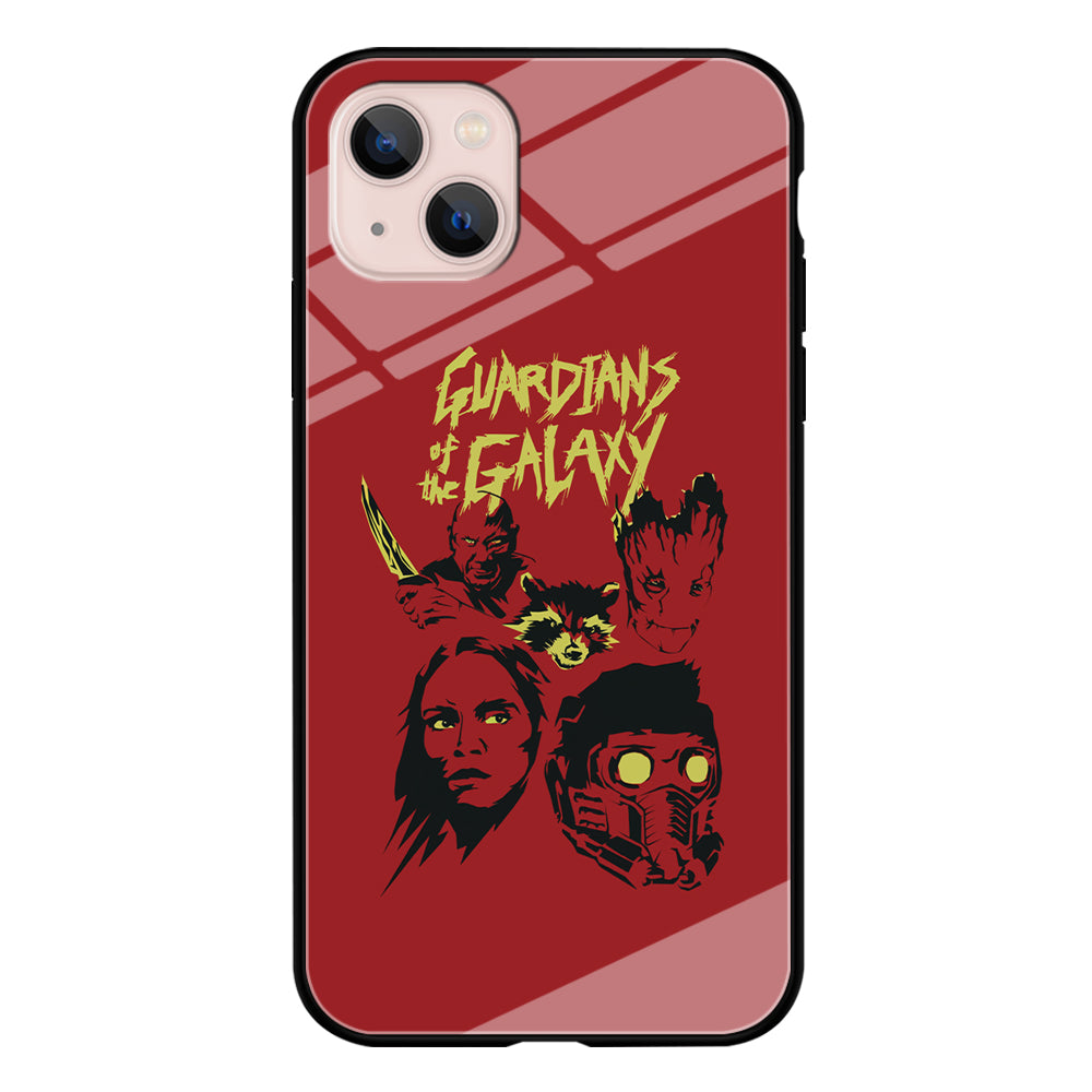 Guardians of The Galaxy Five Silhouette iPhone 13 Case