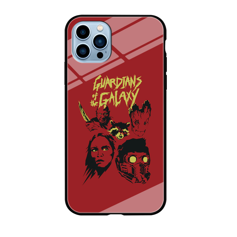 Guardians of The Galaxy Five Silhouette iPhone 12 Pro Case