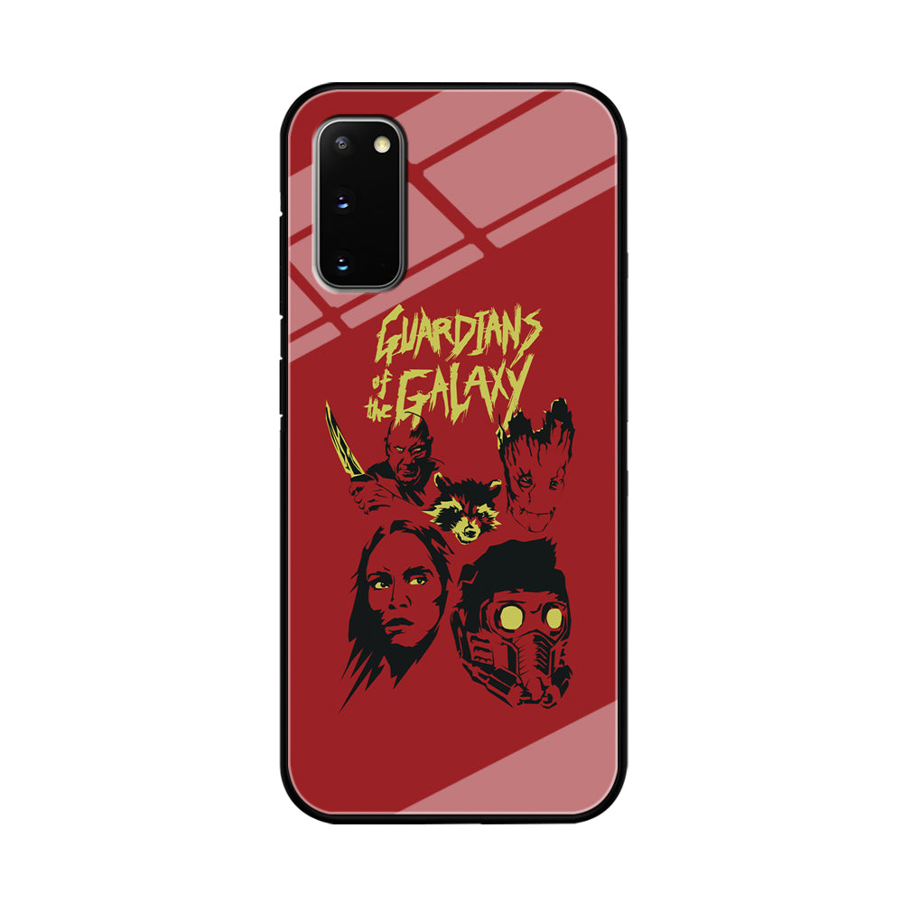 Guardians of The Galaxy Five Silhouette Samsung Galaxy S20 Case