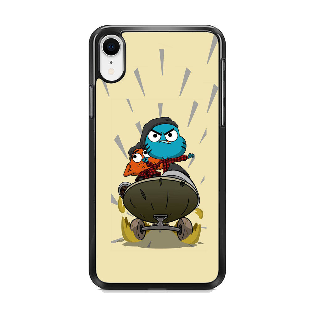 umall And Darwin Playing Skate iPhone XR Case