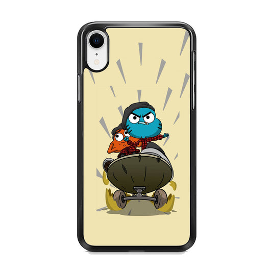 umall And Darwin Playing Skate iPhone XR Case