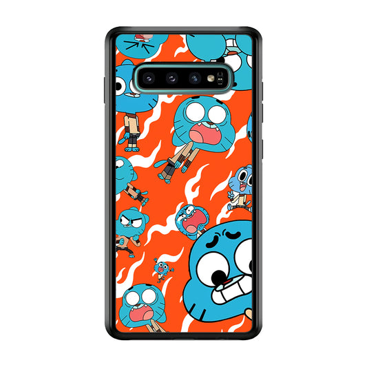 Gumball Shock Face Samsung Galaxy S10 Case