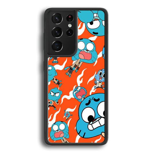 Gumball Shock Face Samsung Galaxy S21 Ultra Case