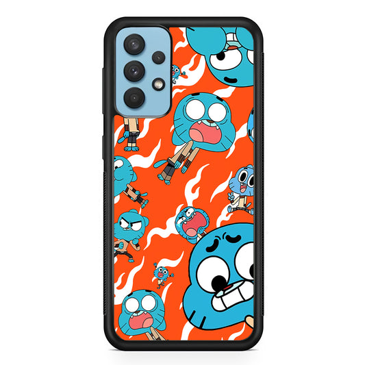 Gumball Shock Face Samsung Galaxy A32 Case