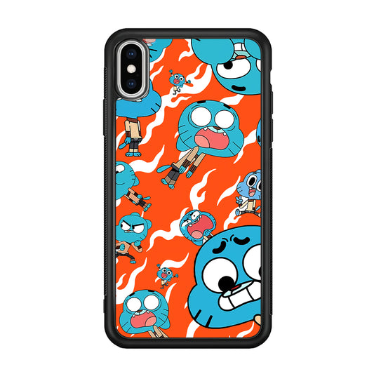 Gumball Shock Face iPhone X Case