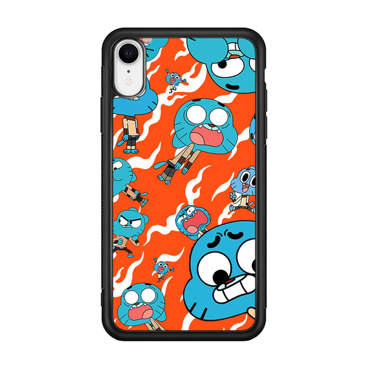 Gumball Shock Face iPhone XR Case