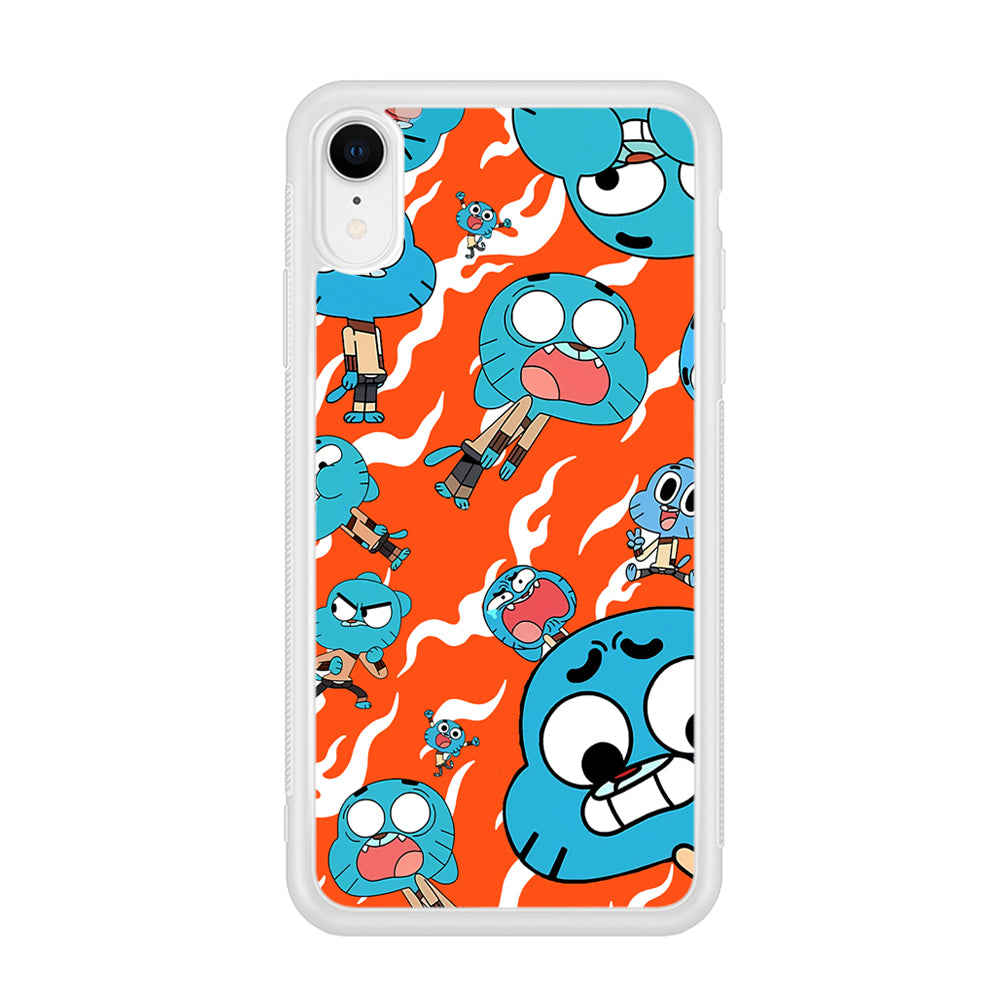 Gumball Shock Face iPhone XR Case