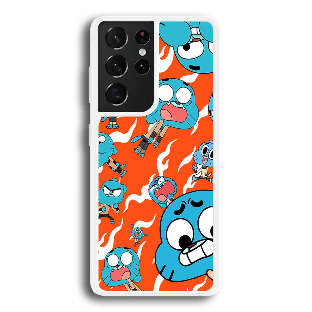 Gumball Shock Face Samsung Galaxy S21 Ultra Case