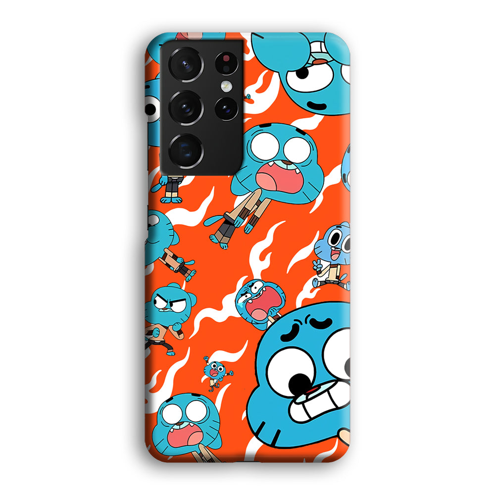 Gumball Shock Face Samsung Galaxy S21 Ultra Case