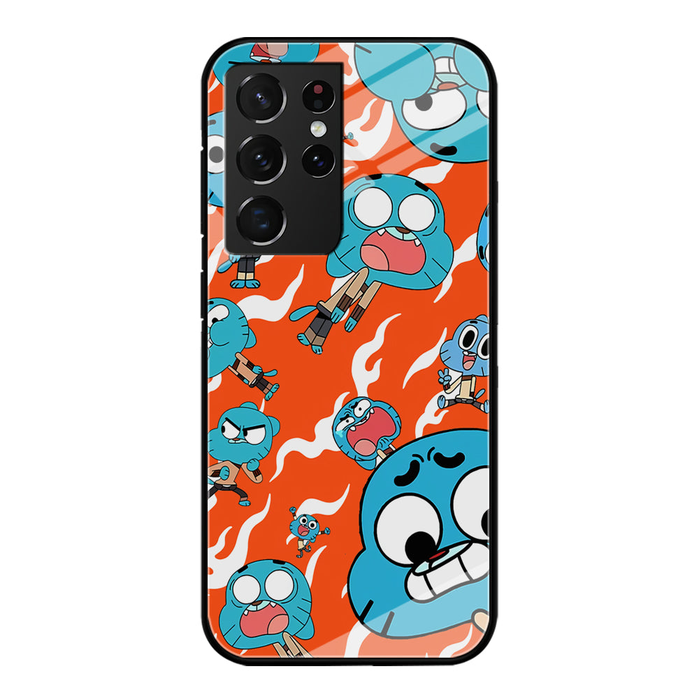 Gumball Shock Face Samsung Galaxy S21 Ultra Case