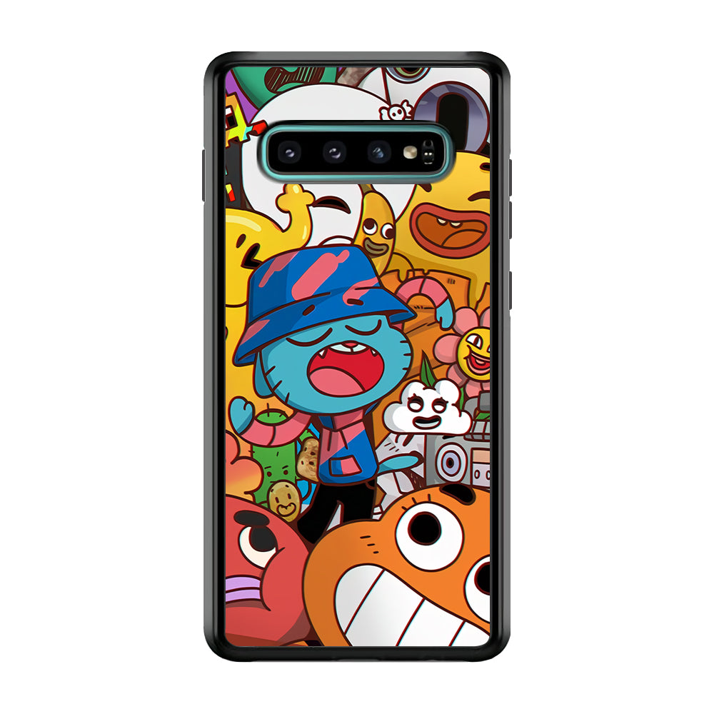 Gumball and Friends Samsung Galaxy S10 Case