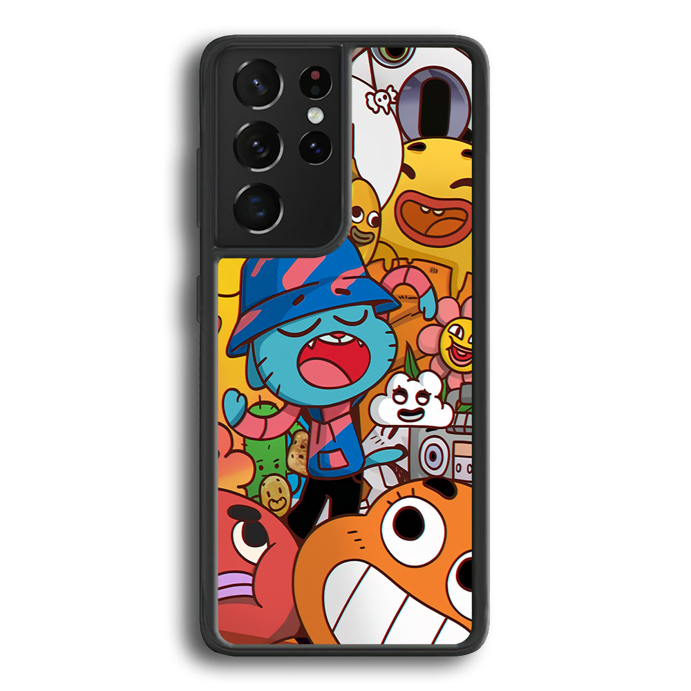 Gumball and Friends Samsung Galaxy S21 Ultra Case