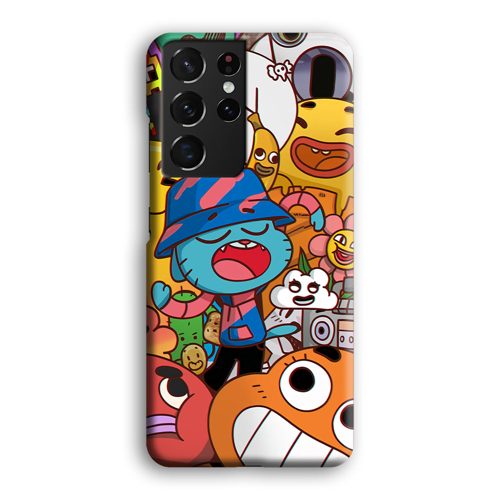 Gumball and Friends Samsung Galaxy S21 Ultra Case