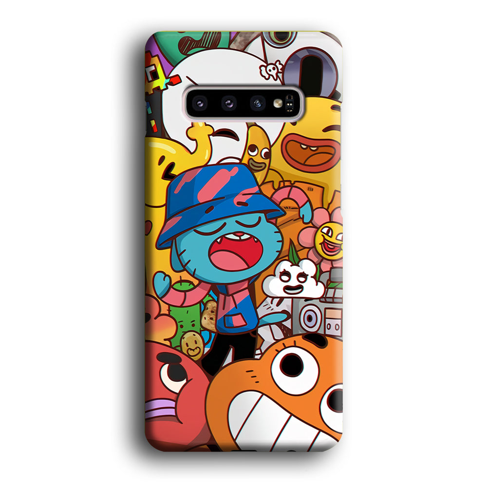 Gumball and Friends Samsung Galaxy S10 Case