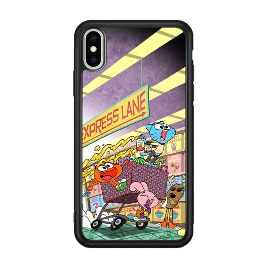 Gumball on Express Lane iPhone X Case