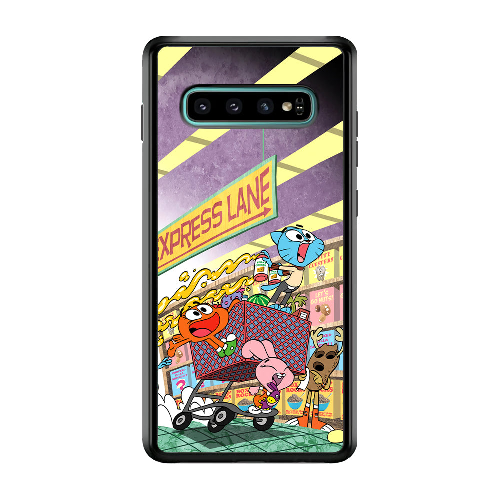 Gumball on Express Lane Samsung Galaxy S10 Case