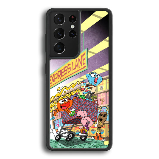 Gumball on Express Lane Samsung Galaxy S21 Ultra Case