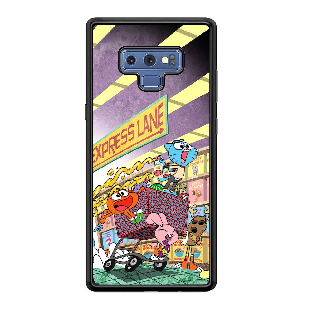 Gumball on Express Lane  Samsung Galaxy Note 9 Case