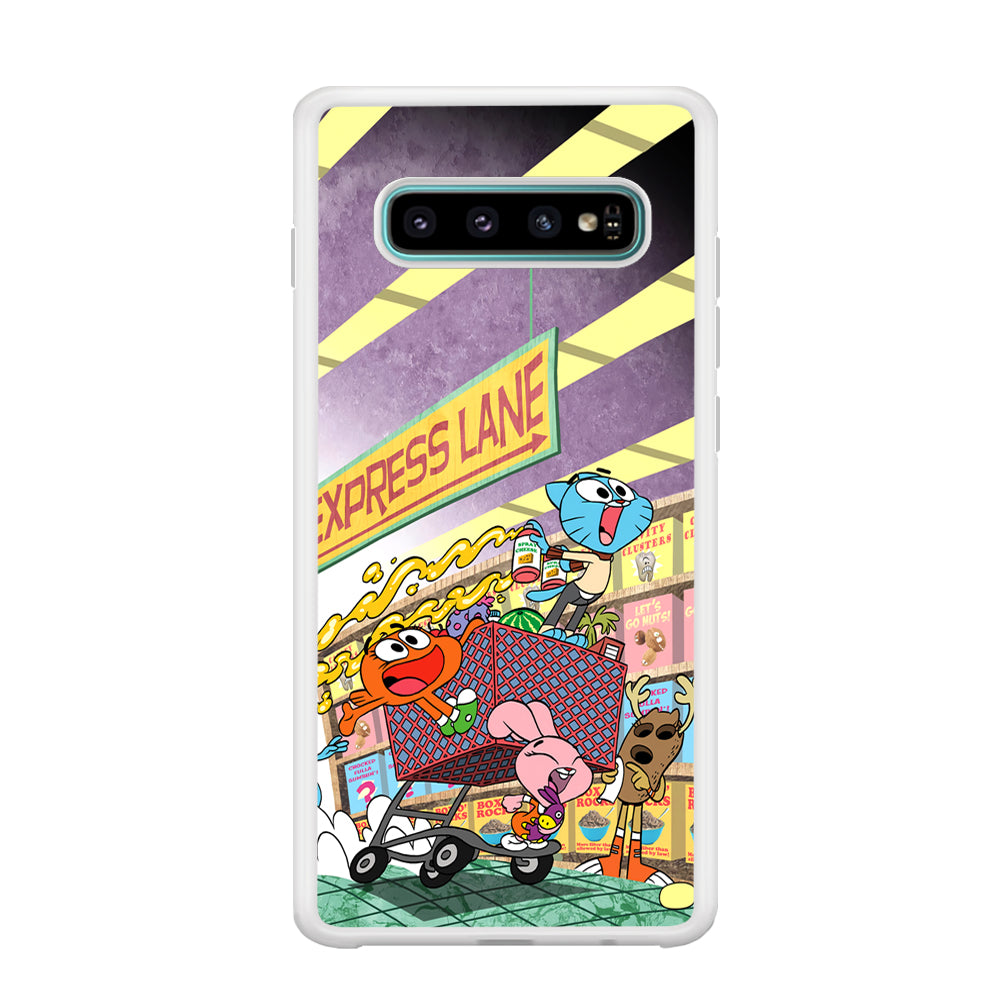 Gumball on Express Lane Samsung Galaxy S10 Case