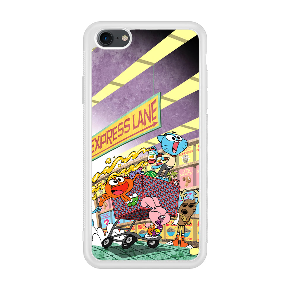 Gumball on Express Lane iPhone 8 Case