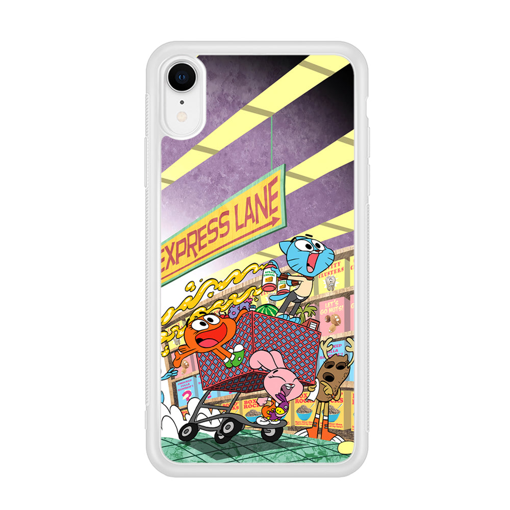 Gumball on Express Lane iPhone XR Case