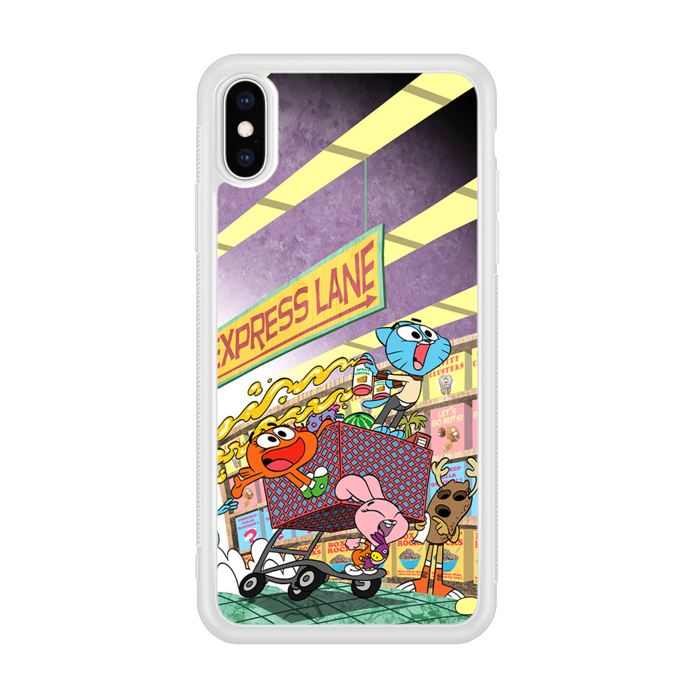 Gumball on Express Lane iPhone X Case