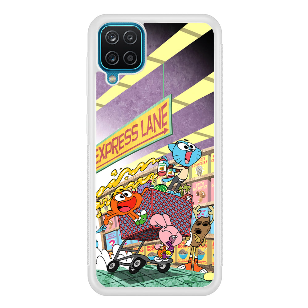 Gumball on Express Lane Samsung Galaxy A12 Case