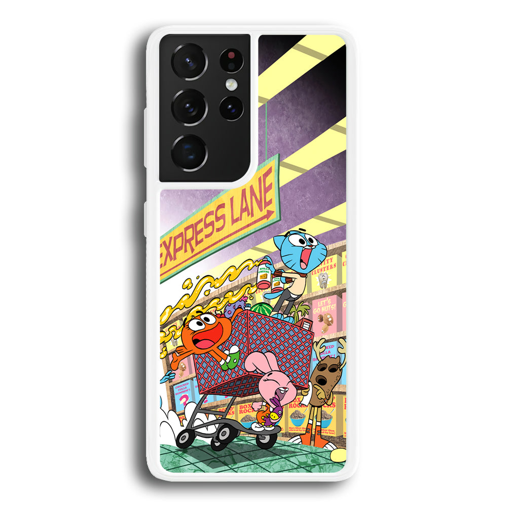 Gumball on Express Lane Samsung Galaxy S21 Ultra Case