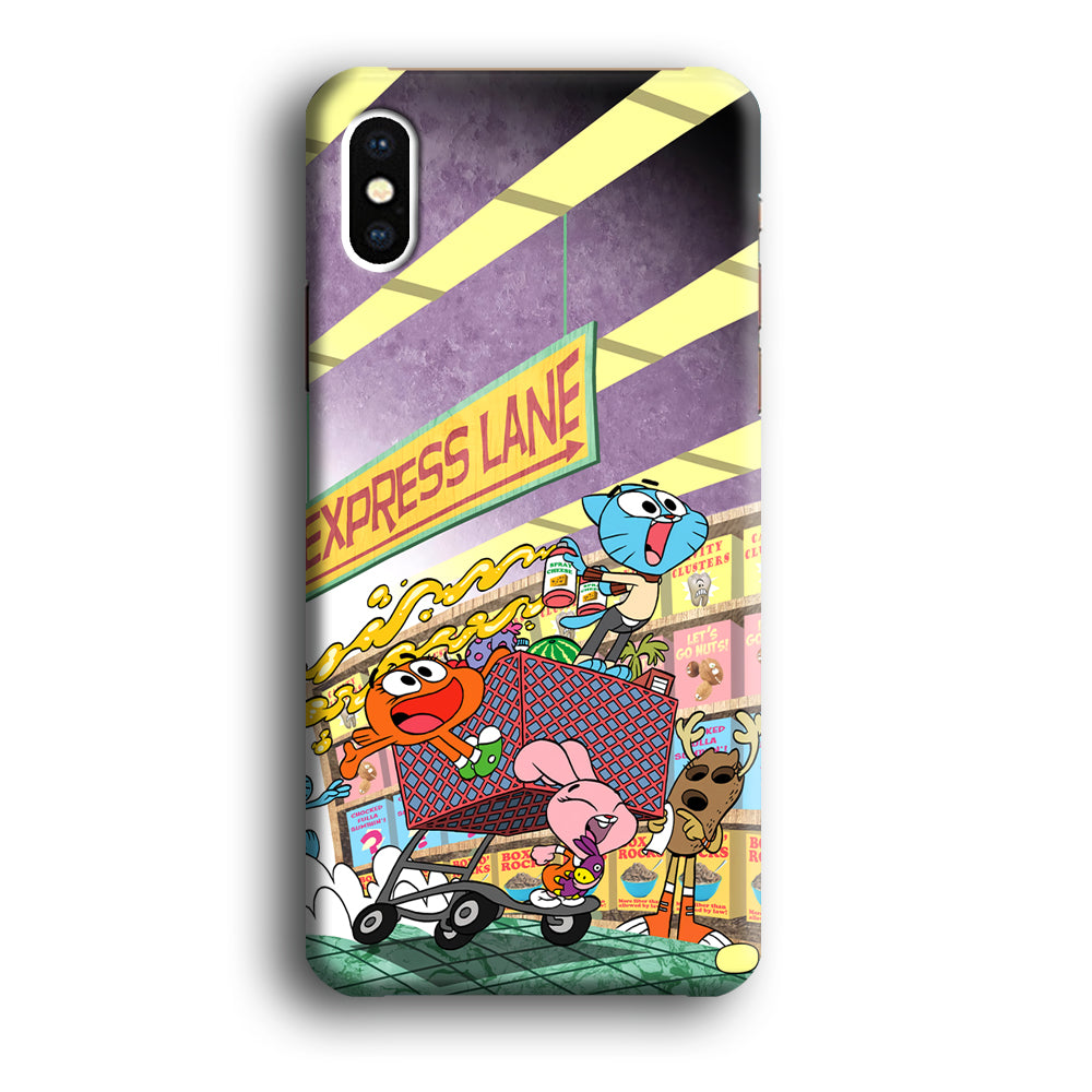 Gumball on Express Lane iPhone X Case