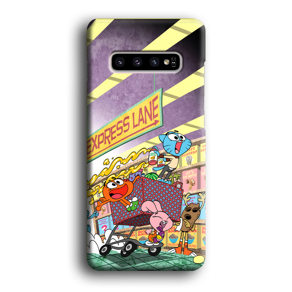 Gumball on Express Lane Samsung Galaxy S10 Case