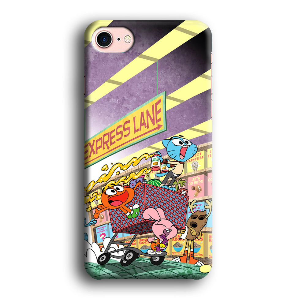 Gumball on Express Lane iPhone 8 Case