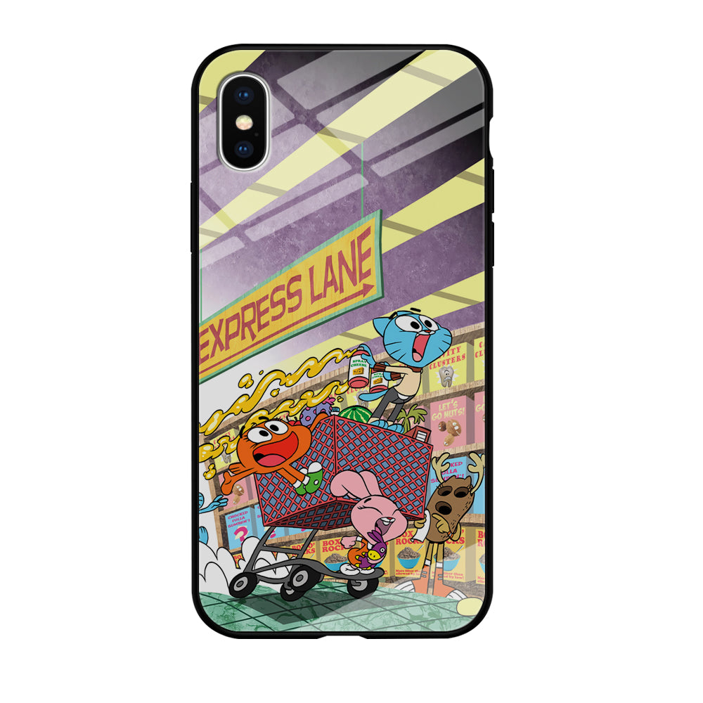 Gumball on Express Lane iPhone X Case