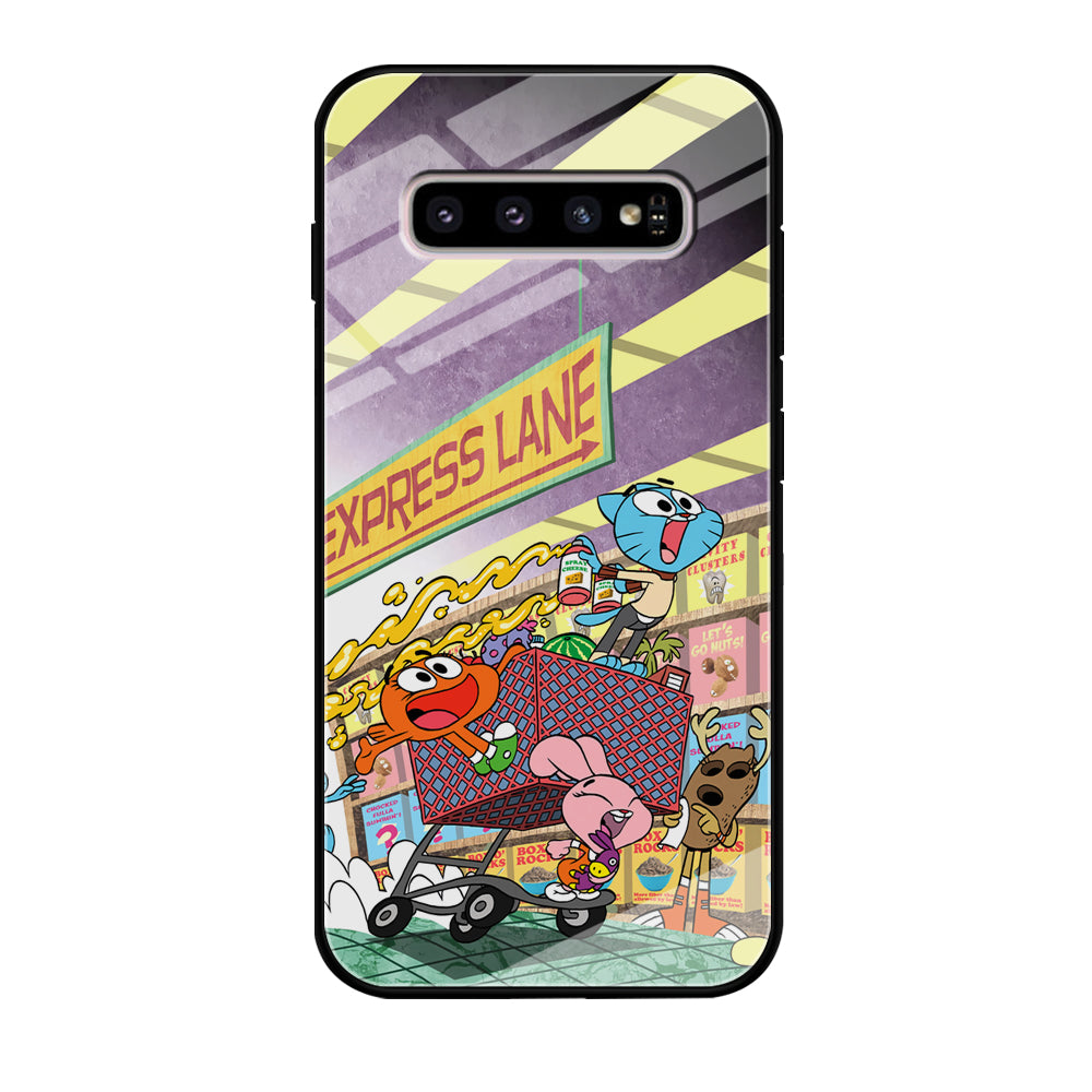 Gumball on Express Lane Samsung Galaxy S10 Case