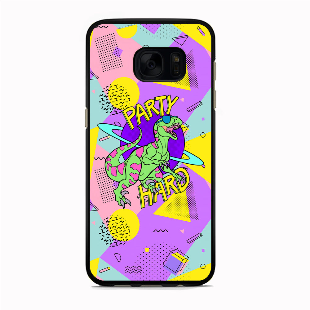 Hard Party with Dinosaur Samsung Galaxy S7 Edge Case
