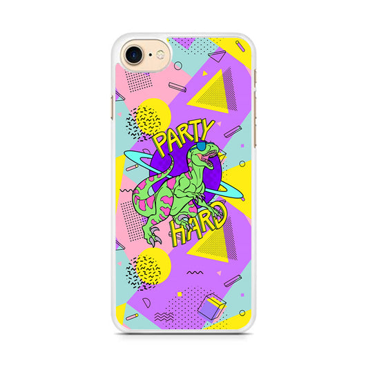 Hard Party with Dinosaur iPhone 8 Case