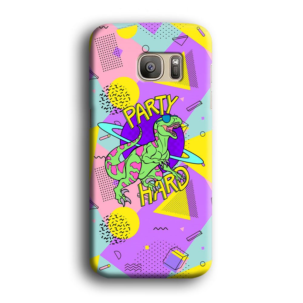 Hard Party with Dinosaur Samsung Galaxy S7 Edge Case