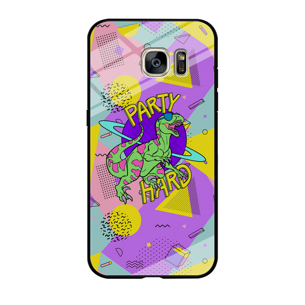 Hard Party with Dinosaur Samsung Galaxy S7 Edge Case