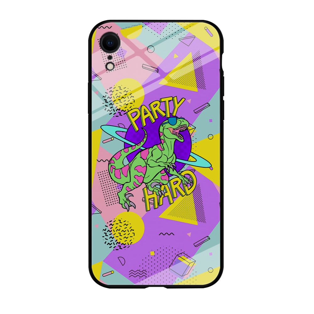 Hard Party with Dinosaur iPhone XR Case