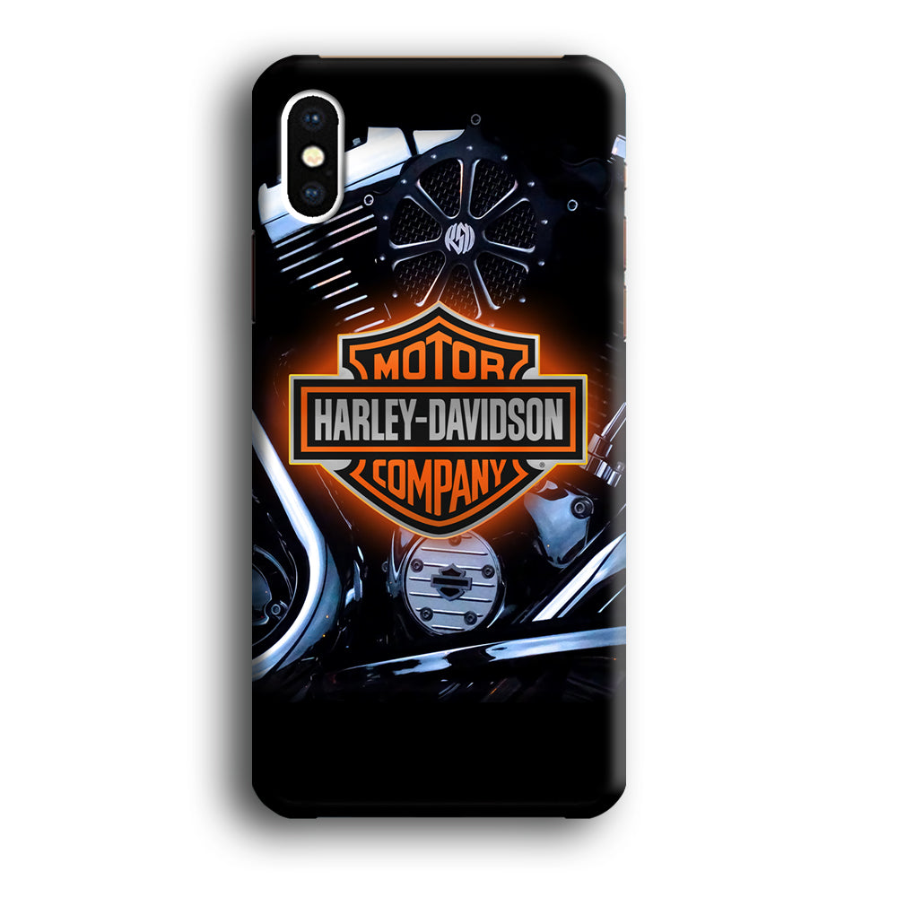 Harley Davidson Light Up The Engine iPhone XS Case