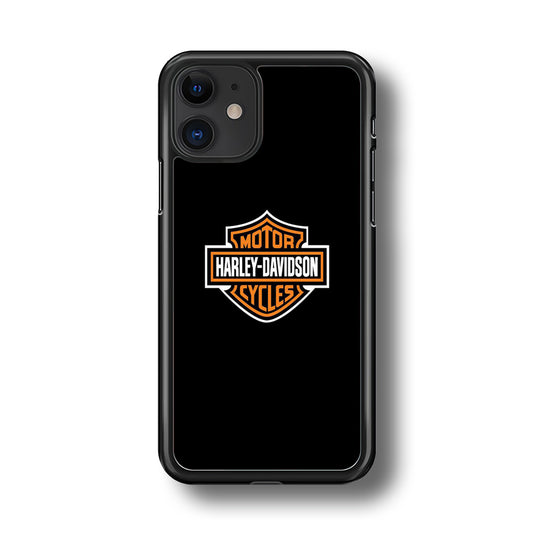 Harley Davidson Logo Black iPhone 11 Case