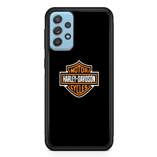 Harley Davidson Logo Black Samsung Galaxy A52 Case