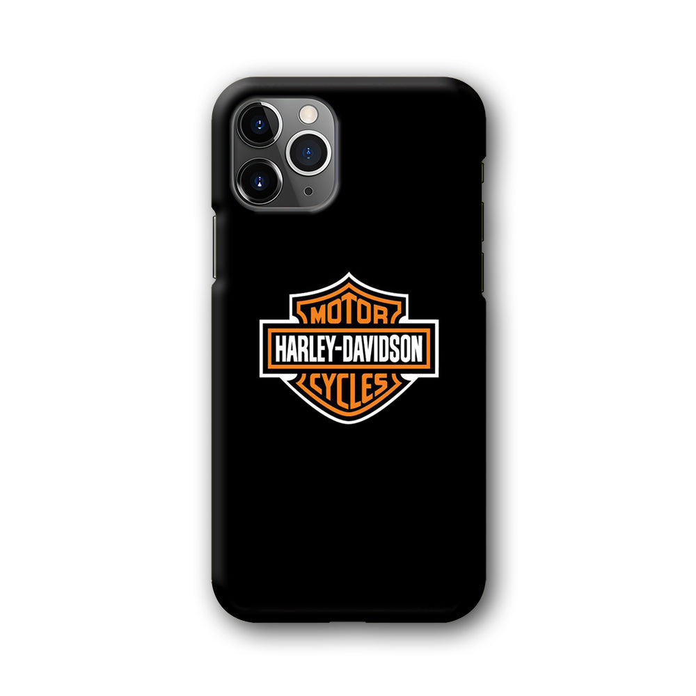 Harley Davidson Logo Black iPhone 11 Pro Case