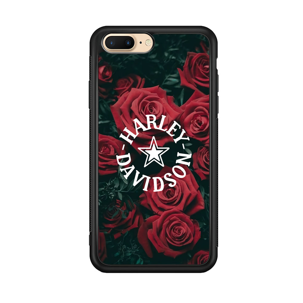 Harley Davidson Rose Views iPhone 8 Plus Case